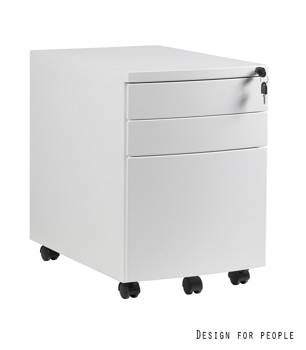 kovový kontajnér RP-01 biely