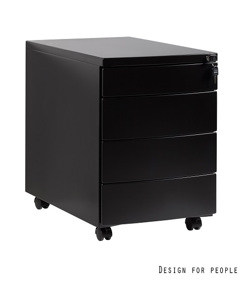 kovový kontajner RP-04 čierny