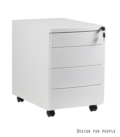 kovový kontajnér RP-04 biely
