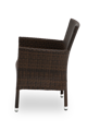 ratanové kreslo Loro hnedé