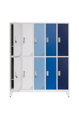 šatňová skriňa Oxford Blue, 10 dverová