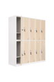 skriňová zostava do šatne Oxford Wood, 10 dverová