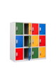 šatníková skriňa pre materské školy Rio Color, 12 dielna