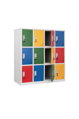šatníková skriňa pre materské školy Rio Color, 12 dielna
