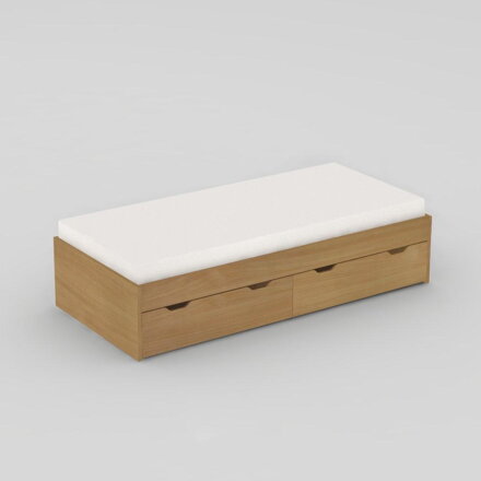 posteľ s dvoma zásuvkami Misty 90x200 cm