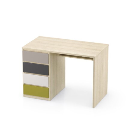 písací stôl so zásuvkami PLAY RP-ST-2 Ľavý