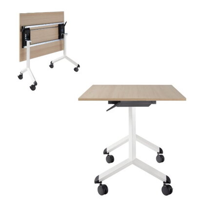 mobilný sklápací stôl Fold White