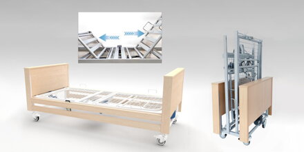 skladacie ošetrovateľské lôžko Comfy Autoregresia