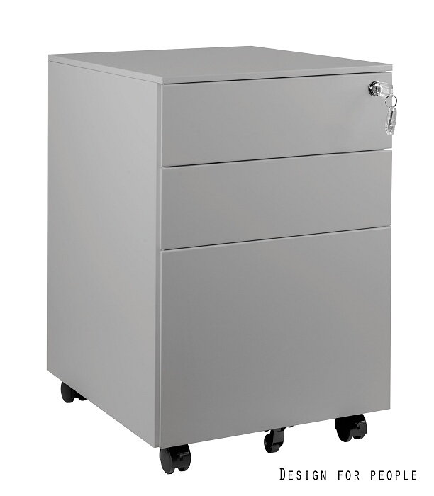 kovový kontajner XD-040-3 sivý