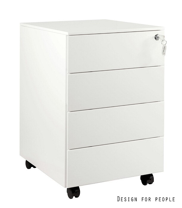 kovový kontajnér XD-040-4 biely