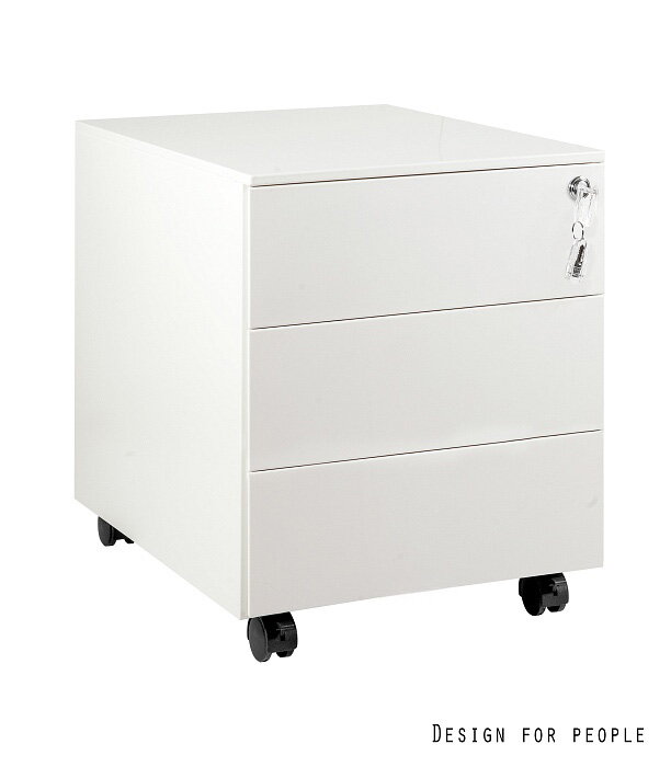 nízky kontajner XD-041-3 biely